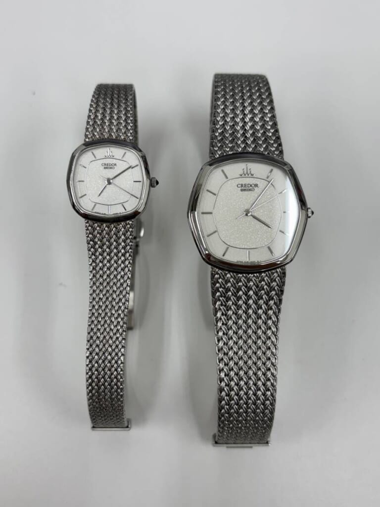 ☆CREDOR クレドール SEIKO ペアウォッチ メッシュベルトモデル☆をお